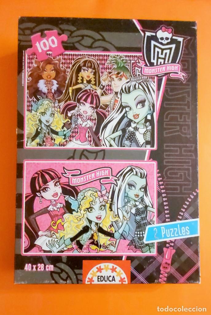 Puzzles: Puzzle Monster High 2 x 100 Pc Educa - Foto 1