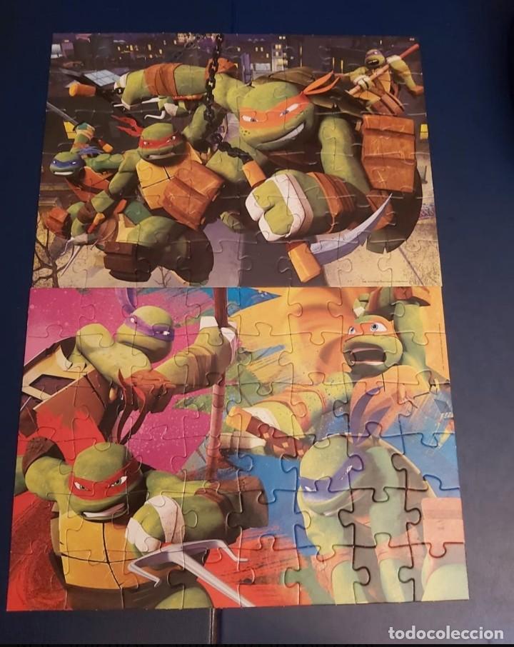 Puzzles: Puzzle Tortugas Ninja Adolescentes 2 x 48 Pc Educa - Foto 2