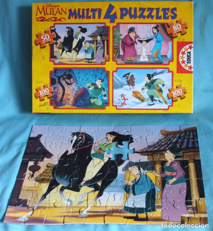 Puzzles: MULAN-MULTI 4 PUZZLES-EDUCA - Foto 3