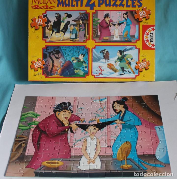 Puzzles: MULAN-MULTI 4 PUZZLES-EDUCA - Foto 4