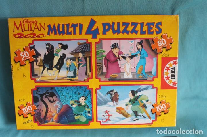 Puzzles: MULAN-MULTI 4 PUZZLES-EDUCA - Foto 6
