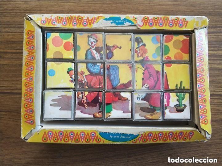Puzzles: antiguo puzzle en cubos de plastico tema el circo aprende jugando - Foto 4
