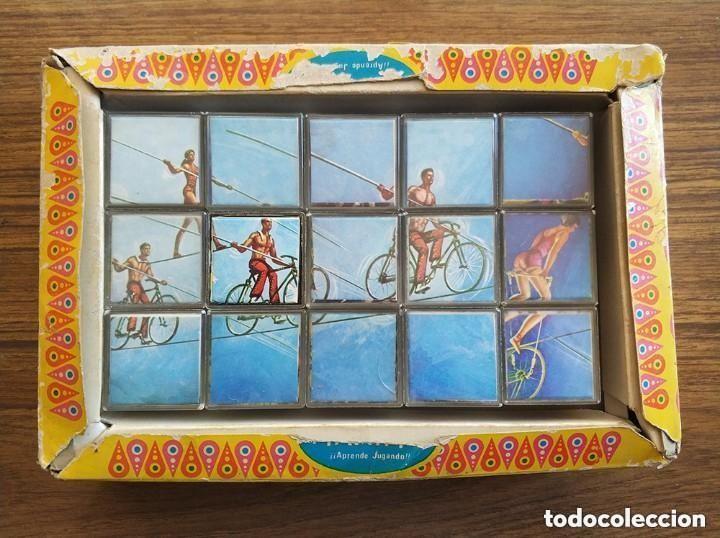 Puzzles: antiguo puzzle en cubos de plastico tema el circo aprende jugando - Foto 5