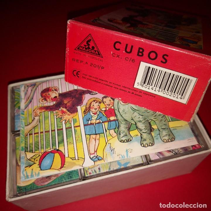 Puzzles: antiguo PUZZLE / ROMPECABEZAS DE CUBOS. IMAGENES DE ANIMALES. - Foto 1