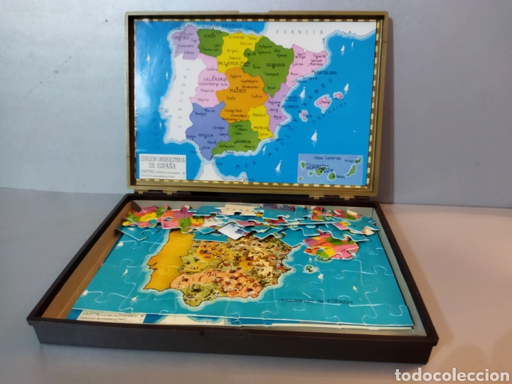 Puzzles: Caja con 3 Puzzle de Espa&ntilde;a MAXIMS .a&ntilde;os 70 - Foto 1