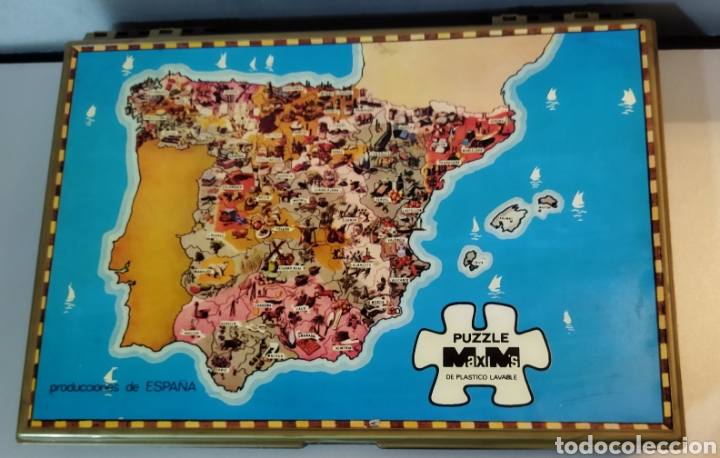 Puzzles: Caja con 3 Puzzle de Espa&ntilde;a MAXIMS .a&ntilde;os 70 - Foto 5