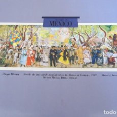 Puzzles: ORIGINAL PUZZLE DE 494 PIEZAS 20X76CM DIEGO RIVERA, MUSEOS DE MÉXICO. Lote 324063628