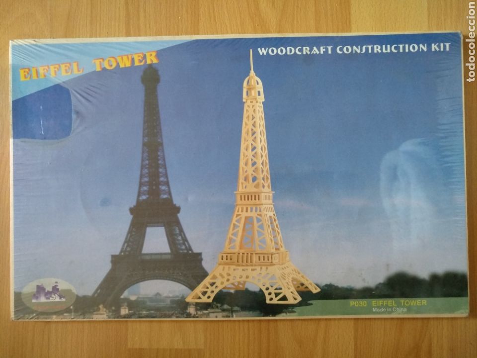 Puzzles: C1D - MAQUETA DE MADERA TORRE EIFFEL / WOODCRAFT CONSTRUCCI&Oacute;N KIT - Foto 1