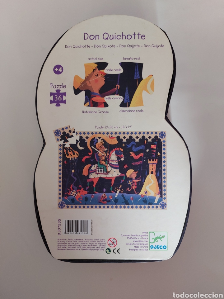 Puzzles: PUZZLE DON QUIJOTE EDITORIAL DJECO - Foto 3