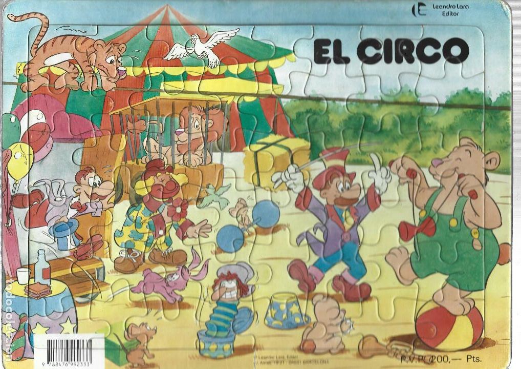Puzzles: PUZZLE/ROMPECABEZAS- EL CIRCO- LEANDRO LARA EDITOR - Foto 1