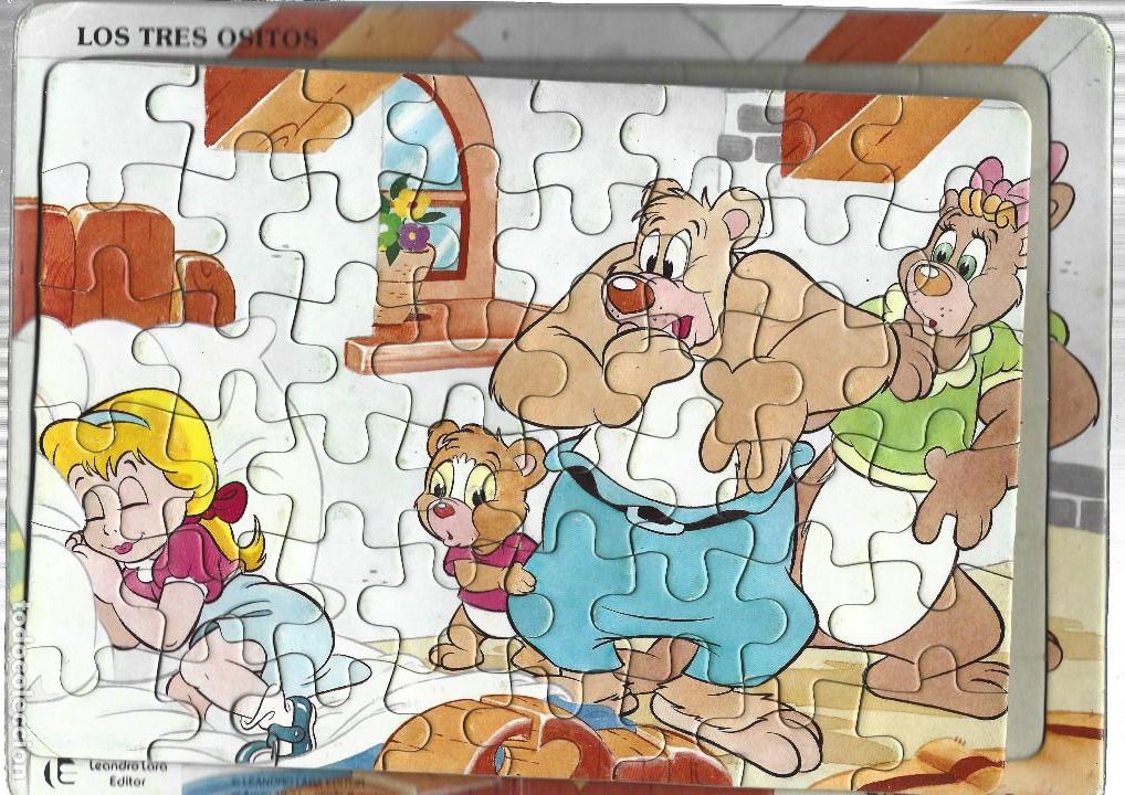 Puzzles: PUZZLE/ROMPECABEZAS- LOS TRES OSITOS- LEANDRO LARA EDITOR - Foto 1
