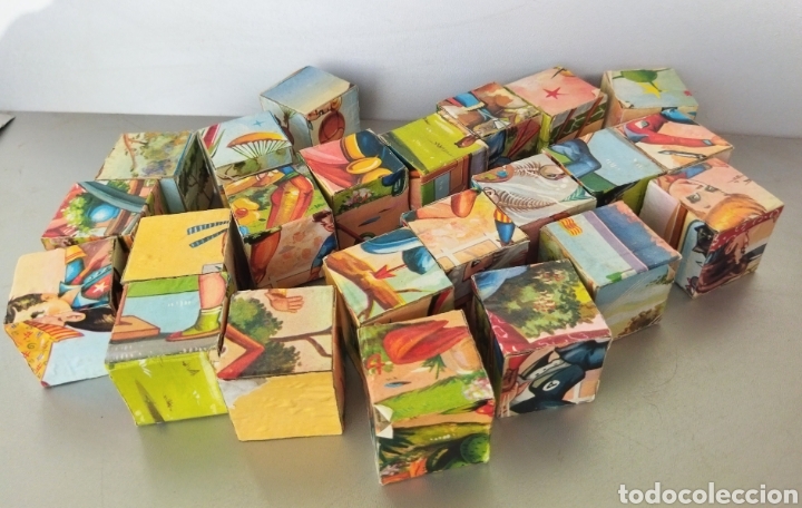 Puzzles: Antiguo Puzzle de cubos a&ntilde;os 60 - Foto 5