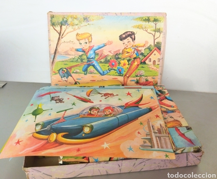 Puzzles: Antiguo Puzzle de cubos a&ntilde;os 60 - Foto 1
