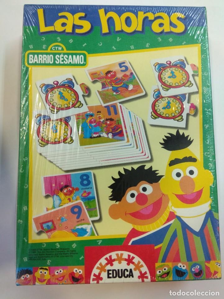 Puzzles: APRENDE LAS HORAS CON BARRIO SESAMO DE EDUCA - Foto 1