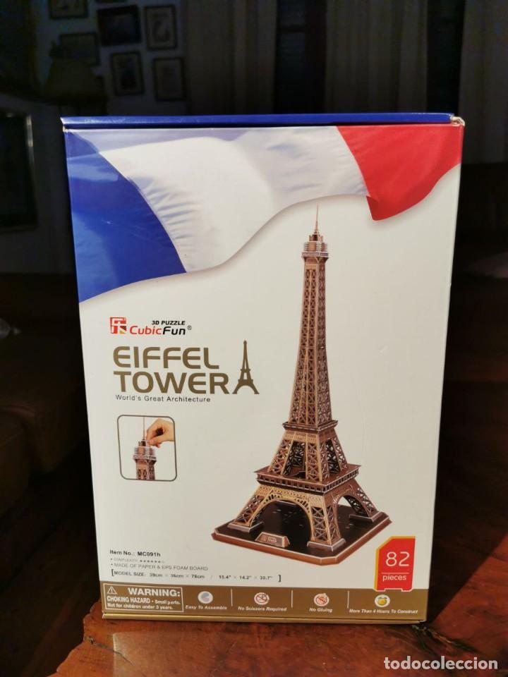 Puzzles: Puzzle TORRE EIFFEL Cubic Fun 3 D , 82 PIEZAS - Foto 1