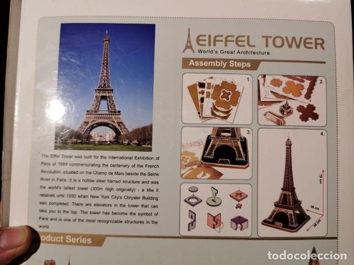 Puzzles: Puzzle TORRE EIFFEL Cubic Fun 3 D , 82 PIEZAS - Foto 4