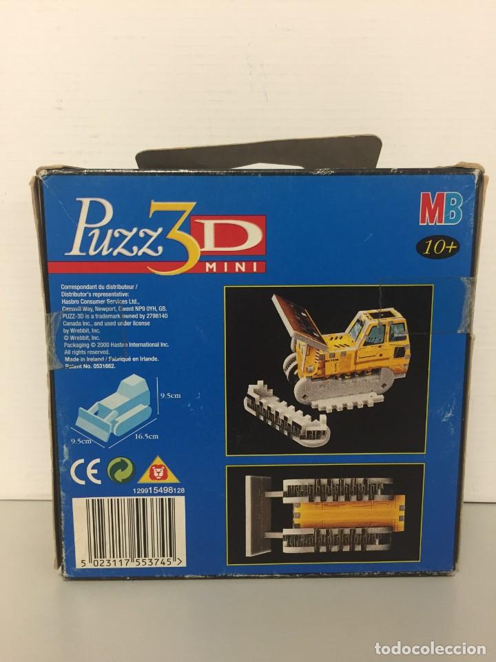Puzzles: PUZZ 3D MINI BULDOCER 76 PIEZAS - MB HASBRO - A&Ntilde;O 2000 - PUZZ3D - Foto 2