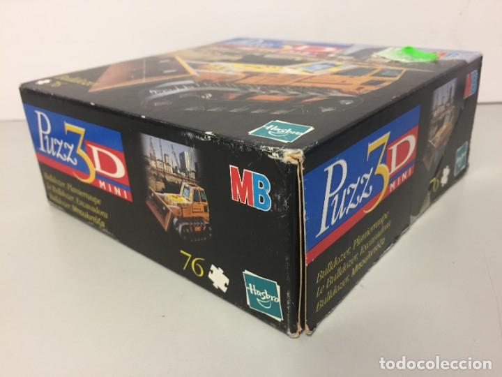 Puzzles: PUZZ 3D MINI BULDOCER 76 PIEZAS - MB HASBRO - A&Ntilde;O 2000 - PUZZ3D - Foto 4