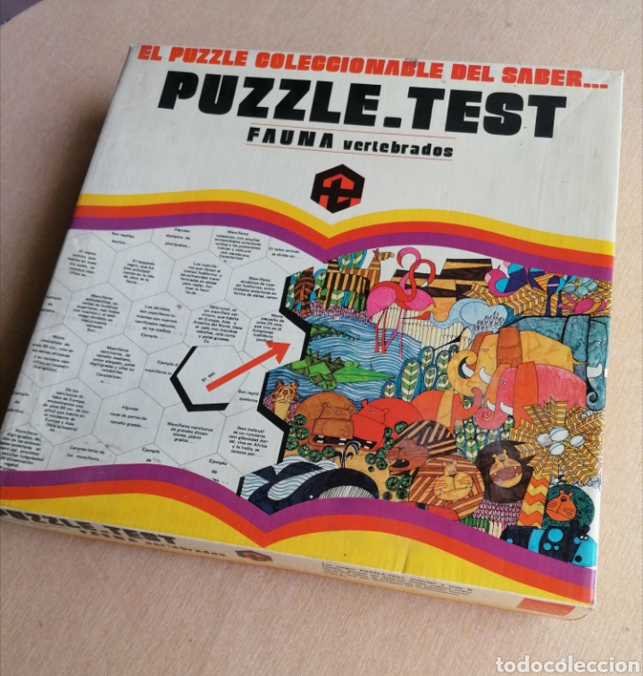 Puzzles: Puzzle-test FAUNA vertebrados. Completo. - Foto 1