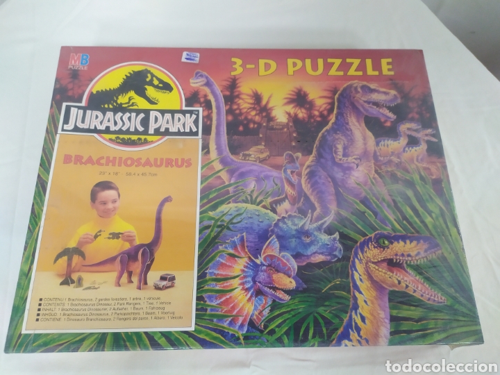 Puzzles: Puzzle 3D Braquiosaurio Parque Jur&aacute;sico - Foto 1