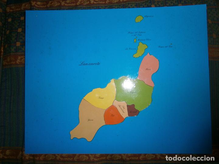 Puzzles: ANTIGUO PUZZLE MUNICIPIOS DE LANZAROTE - Foto 2