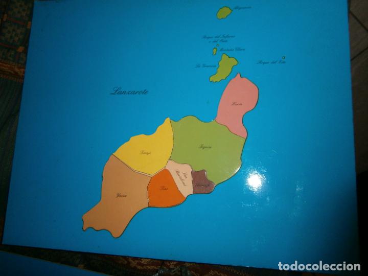 Puzzles: ANTIGUO PUZZLE MUNICIPIOS DE LANZAROTE - Foto 1