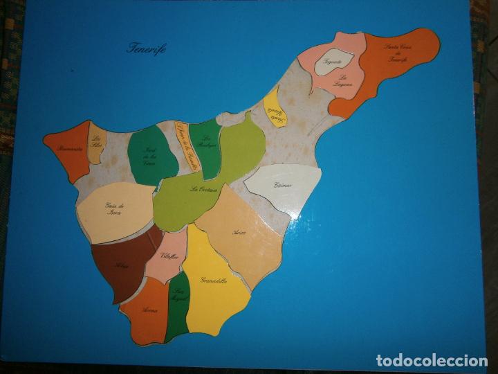 Puzzles: ANTIGUO PUZZLE MUNICIPIOS DE TENERIFE - Foto 1