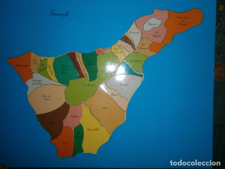 Puzzles: ANTIGUO PUZZLE MUNICIPIOS DE TENERIFE - Foto 1