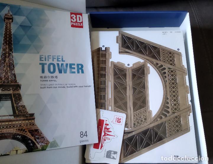 Puzzles: PUZZLE 3D TORRE EIFFEL, CUBIC FUN, PRECINTADO, Env&iacute;o gratis - Foto 3