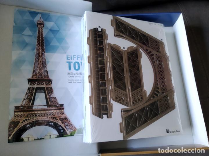 Puzzles: PUZZLE 3D TORRE EIFFEL, CUBIC FUN, PRECINTADO, Env&iacute;o gratis - Foto 4