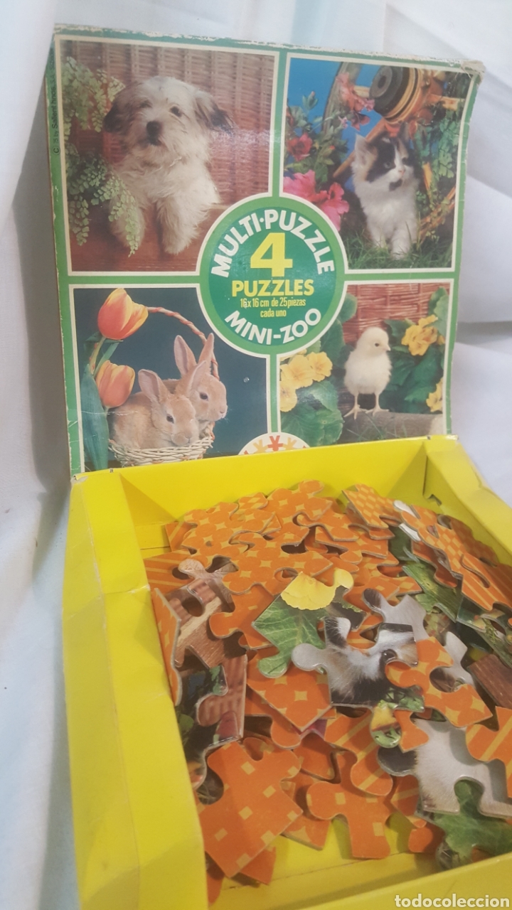 Puzzles: MULTI-PUZZLE MINI ZOO 4 PUZZLES - Foto 1