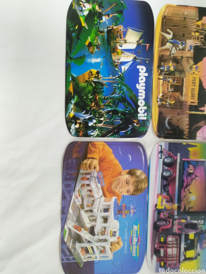 Puzzles: Lote puzzles Playmobil y Micromachines - Foto 2