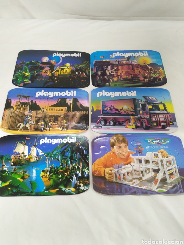 Puzzles: Lote puzzles Playmobil y Micromachines - Foto 1