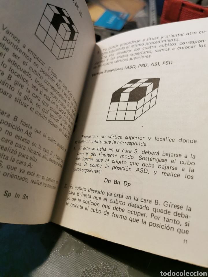 Puzzles: M&eacute;todo para la soluci&oacute;n del cubo Rubik 1981 - Foto 3