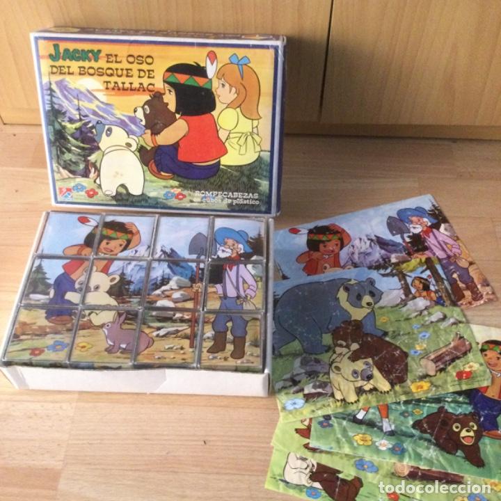 Puzzles: Rompecabezas cubos.Jacky. El Oso del bosque de Tallac. A&ntilde;o 197 - Foto 2