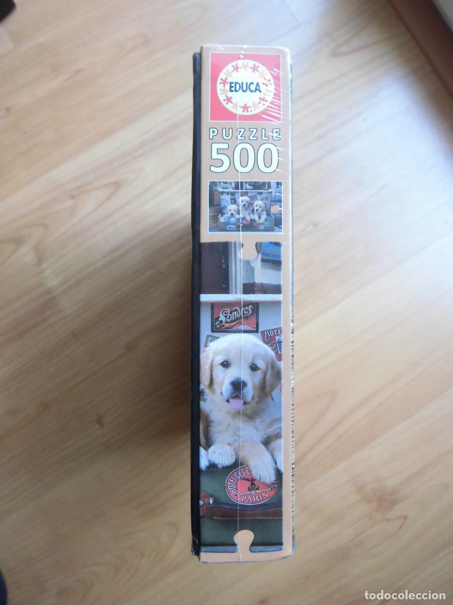 Puzzles: PUZZLE EDUCA 500 PIEZAS CACHORROS EN EL EQUIPAJE - Foto 4