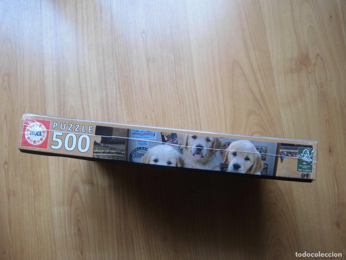 Puzzles: PUZZLE EDUCA 500 PIEZAS CACHORROS EN EL EQUIPAJE - Foto 5