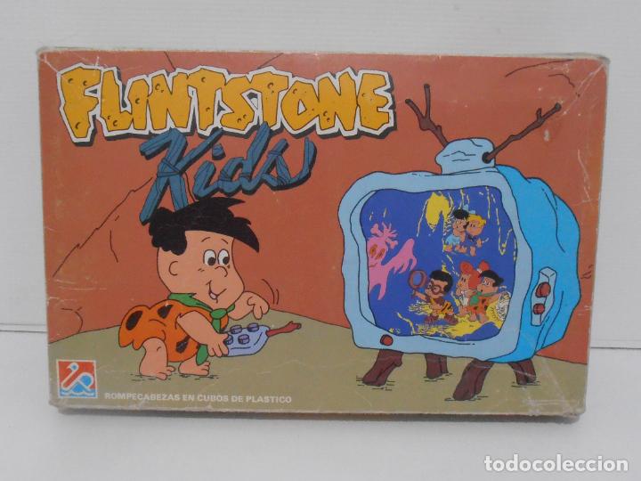 Puzzles: ROMPECABEZAS EN CUBOS DE PLASTICO, FLINTSTONE KIDS, DALMAU - Foto 2