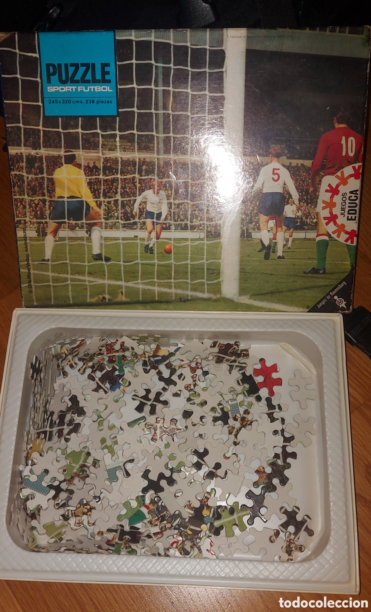 Puzzles: Antiguo Puzzle de futbol - Foto 1