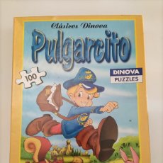 Puzzles: PULGARCITO 100 PIEZAS COMPLETO CLASICOS DINOVA PUZZLE INFANTIL. Lote 377114294