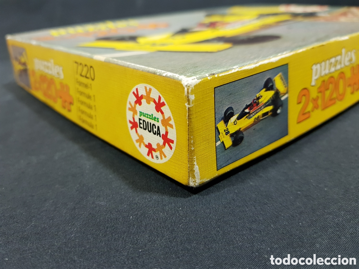 Puzzles: CAJA VAC&Iacute;A Puzzles Educa 2x120 piezas. Ref. 7220 Formula 1 Uno - Foto 4
