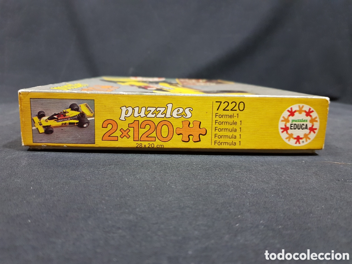 Puzzles: CAJA VAC&Iacute;A Puzzles Educa 2x120 piezas. Ref. 7220 Formula 1 Uno - Foto 5