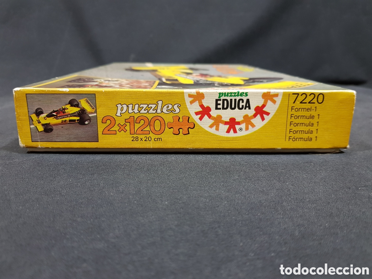 Puzzles: CAJA VAC&Iacute;A Puzzles Educa 2x120 piezas. Ref. 7220 Formula 1 Uno - Foto 9