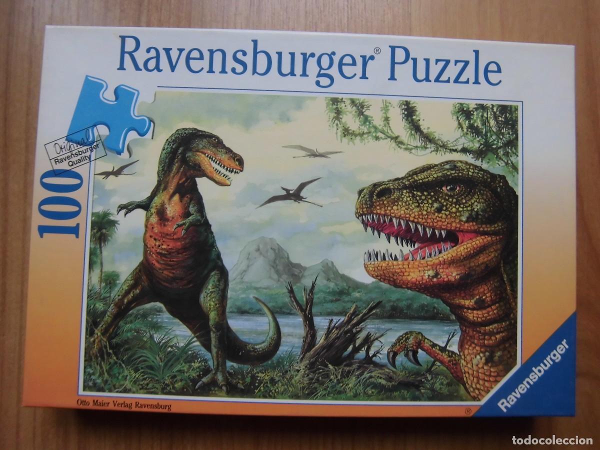 Puzzles: PUZZLE INFANTIL TIRANOSAURUS REX 100 RAVENSBURGER COMPLETO - Foto 1