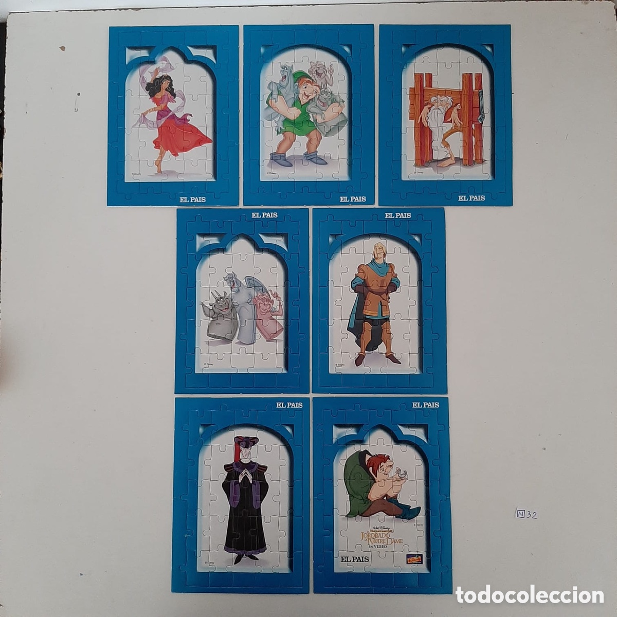 Puzzles: Lote De, puzzle el jorobado notredame - Foto 1