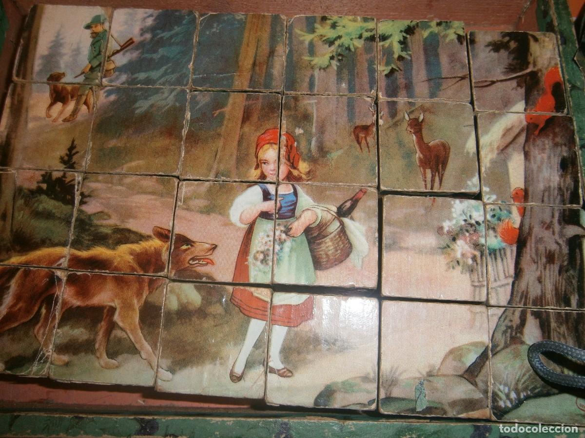 Puzzles: Puzzle de cubos antiguo 6 Cuentos - Foto 3