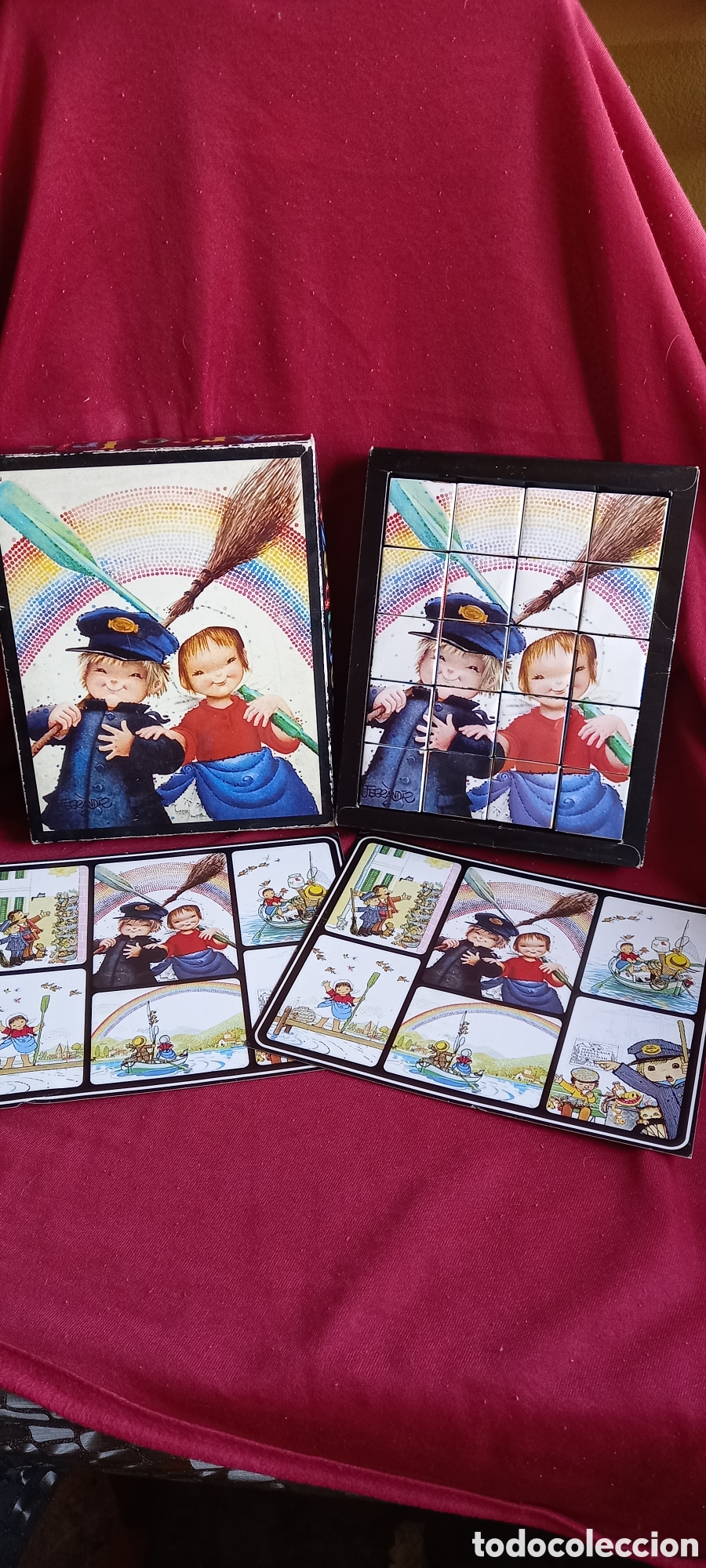 Puzzles: ANTIGUO JUEGO ROMPECABEZAS ARCO IRIS PUZZLE - Foto 20