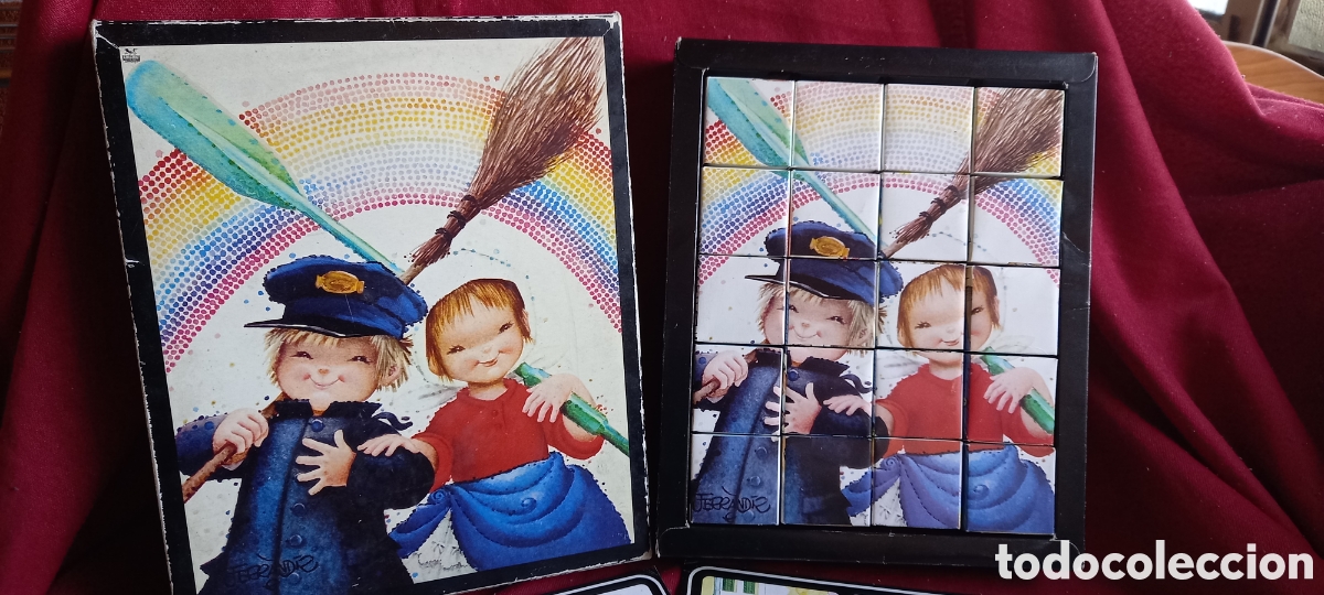 Puzzles: ANTIGUO JUEGO ROMPECABEZAS ARCO IRIS PUZZLE - Foto 22