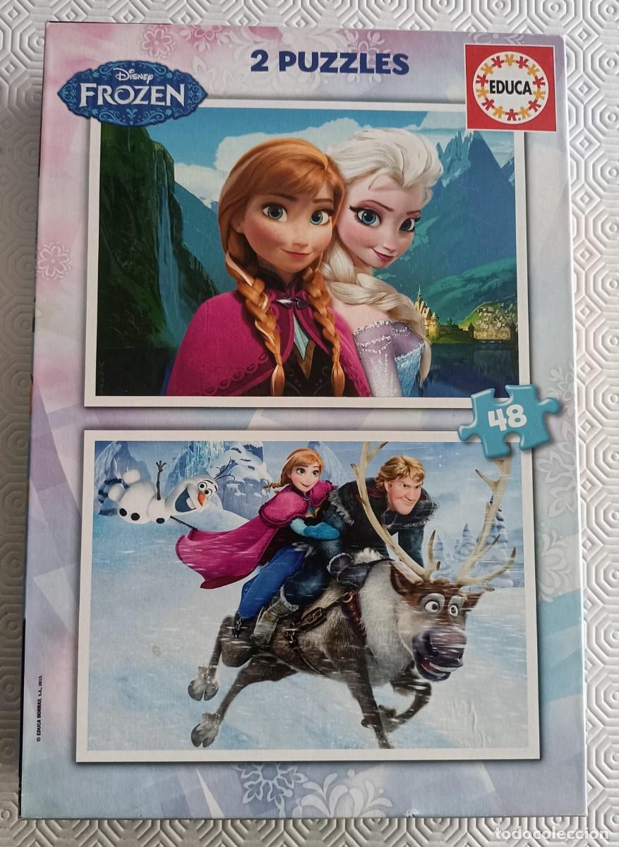 Puzzles: Pack 2 puzzles Frozen de 48 piezas - Foto 1