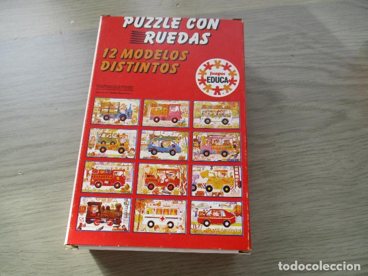 Puzzles: PUZZLE CON RUEDAS- CAMI&Oacute;N.- JUEGOS EDUCA- SIN USAR - Foto 3